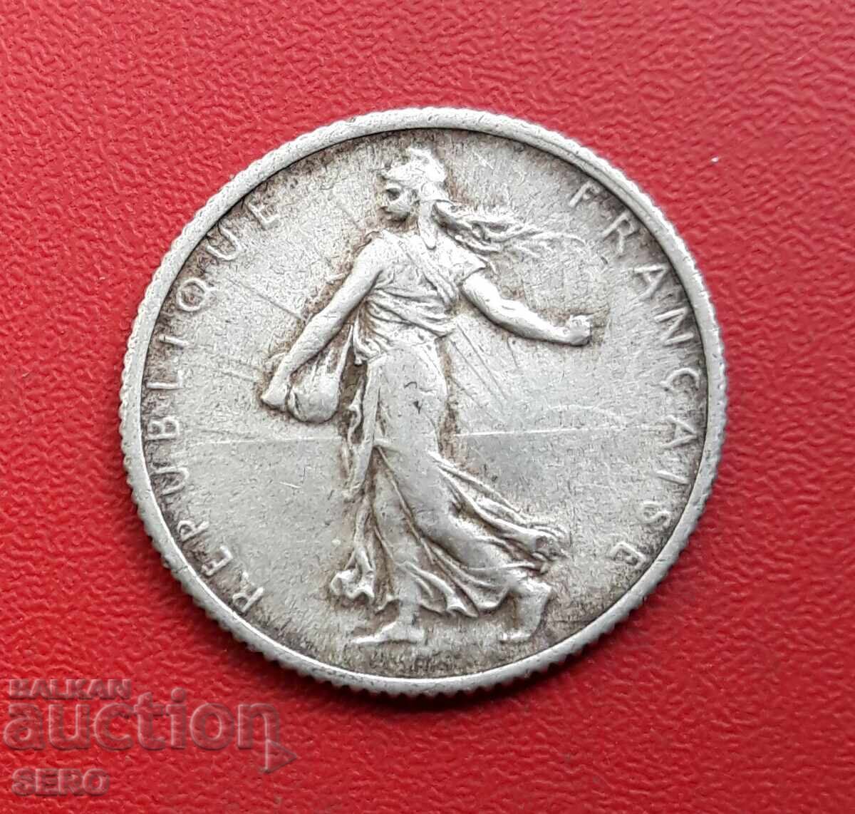 Frantsiya-1 frank 1919-srebyren με τιμή € 16.00 | 31.29 BGN