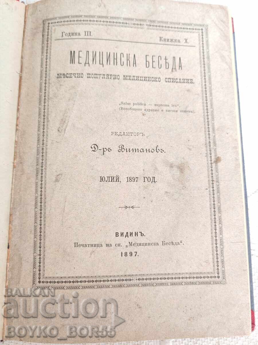 Trei numere legate ale revistei Medicală Beseda 1897