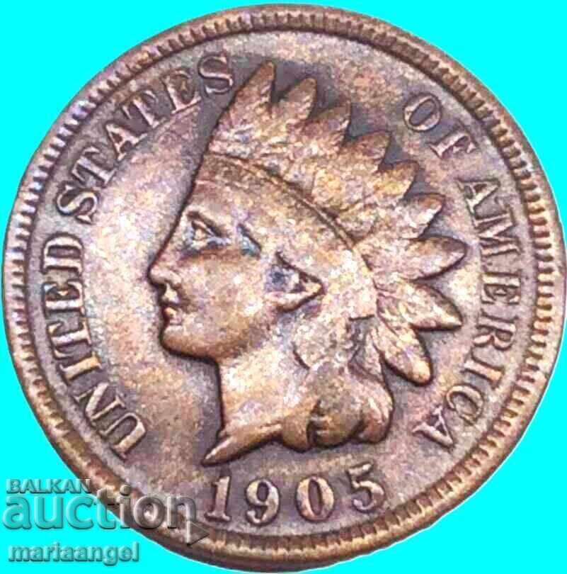 Delivery of US 1 cent 1905