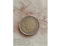 Monede euro - 2 euro Italia 2003 R - Dante Alighieri - rară