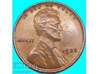 1 Cent 1923 USA Lincoln - Rare Year