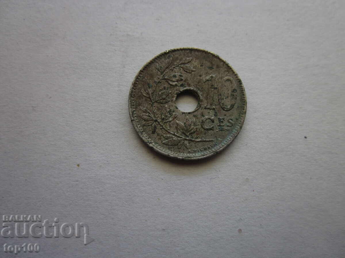 Аукцион 10 ЦЕНТИМЕС БЕЛГИЯ 1921г.   БЗЦ  !!!