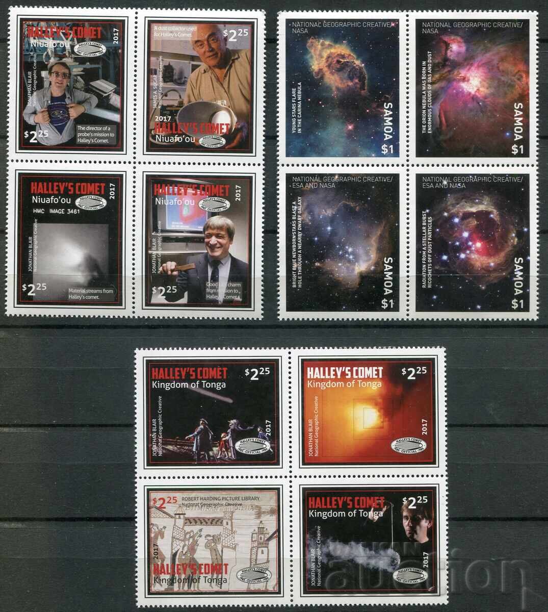 Polinezia 2016-17 MnH - Cosmos, explorări, comete
