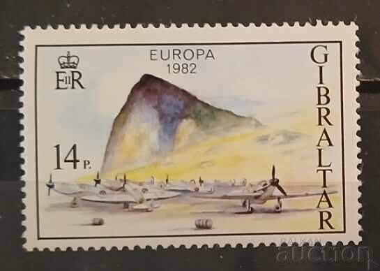 Gibraltar 1982 Europa CEPT Aeronave MNH