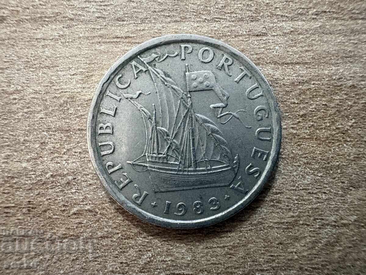 Portugalia - 5 escudos (1983) cu preț € 0.18 | 0.35 BGN Portugalia - 5 escudos (1983) cu preț € 0.18 | 0.35 BGN