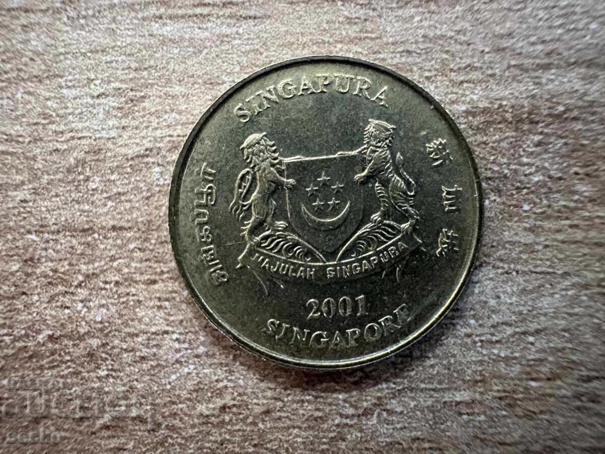 Singapore - 5 cenți (2001) cu preț € 0.12 | 0.23 BGN