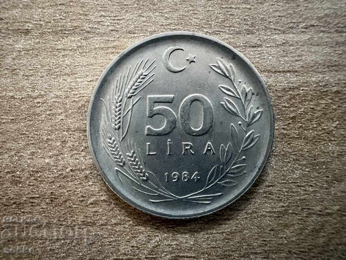 Τουρκία - 50 λίρες (1984) Τουρκία - 50 λίρες (1984)