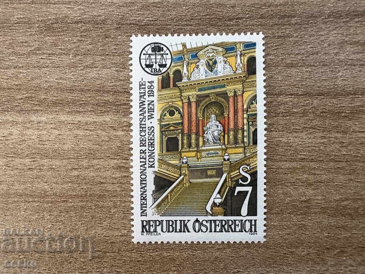 Австрия - Конгрес на Международната адвокатска...(1984) MNH Австрия - Конгрес на Международната адвокатска...(1984) MNH