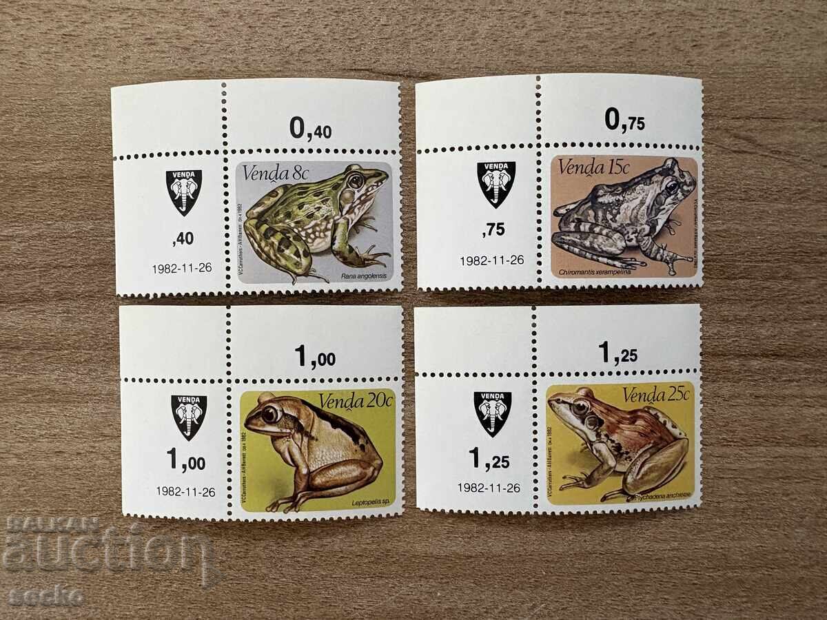 Venda - Broaște (1982) MNH