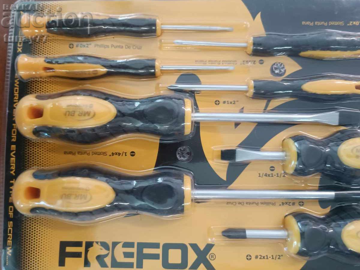 Auction  Frefox screwdriver set 8 pieces new in box