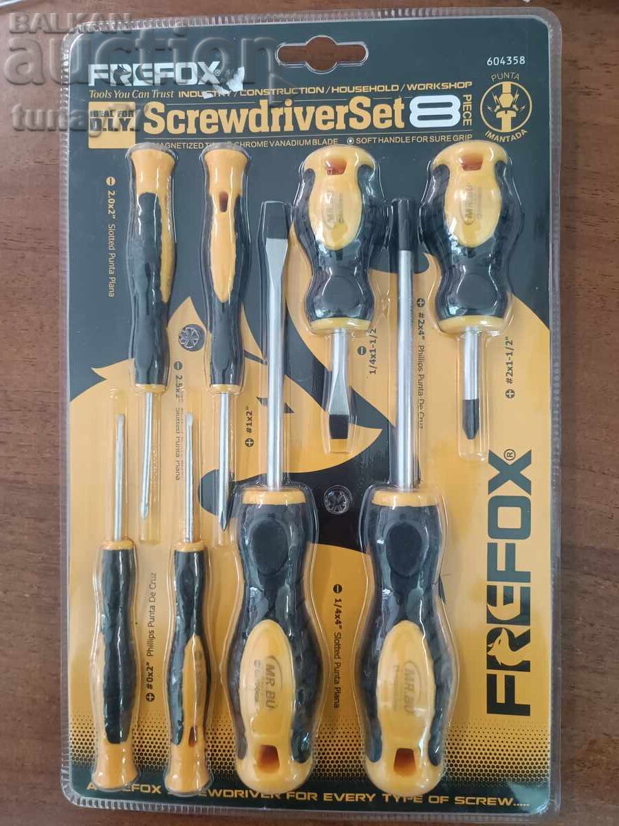 Frefox screwdriver set 8 pieces new in box
