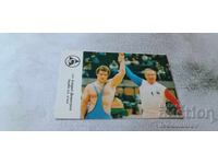Slavia ZMS pocket calendar Andrey Dimitrov 1983