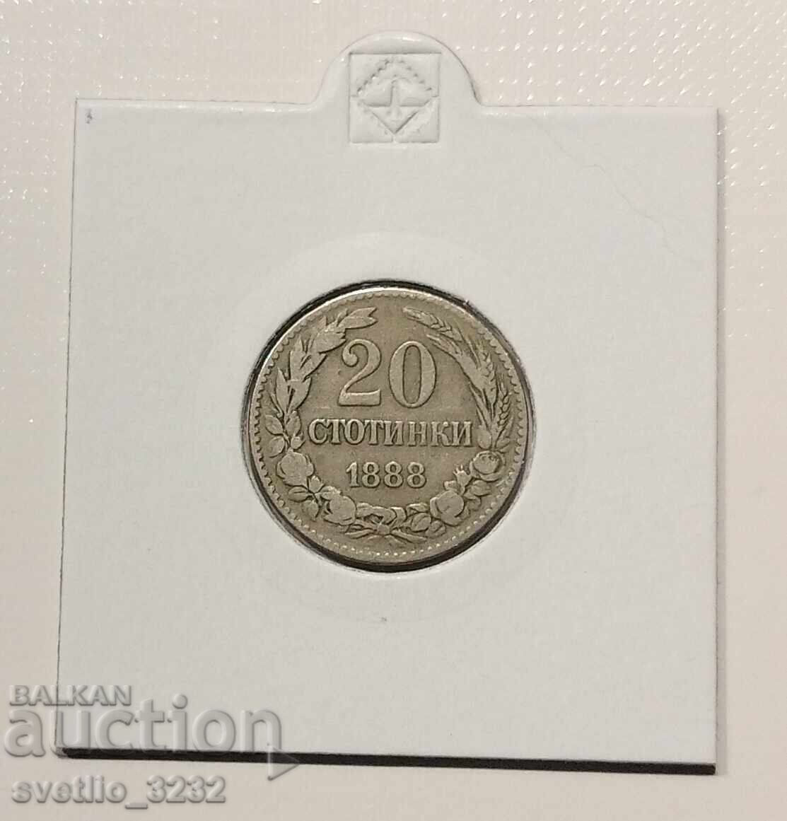 20 cents 1888