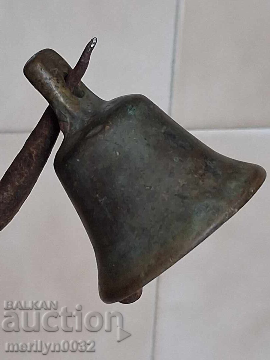 Old bronze bell, bell, chan, clapper, chime - 7