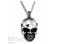 Stainless steel skull necklace