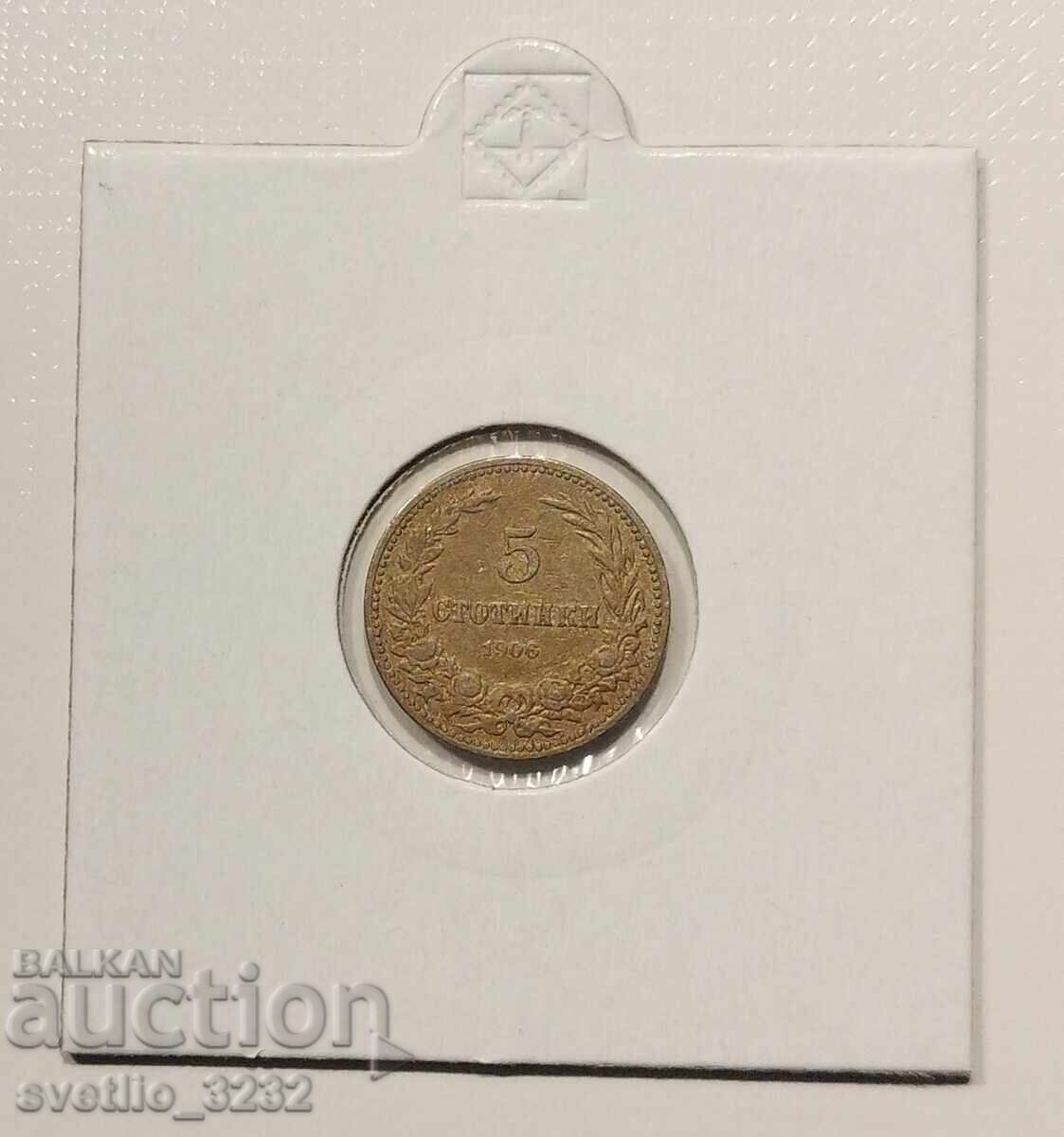 5 cenți 1906 5 cenți 1906