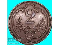 Austria 2 Hellers 1903