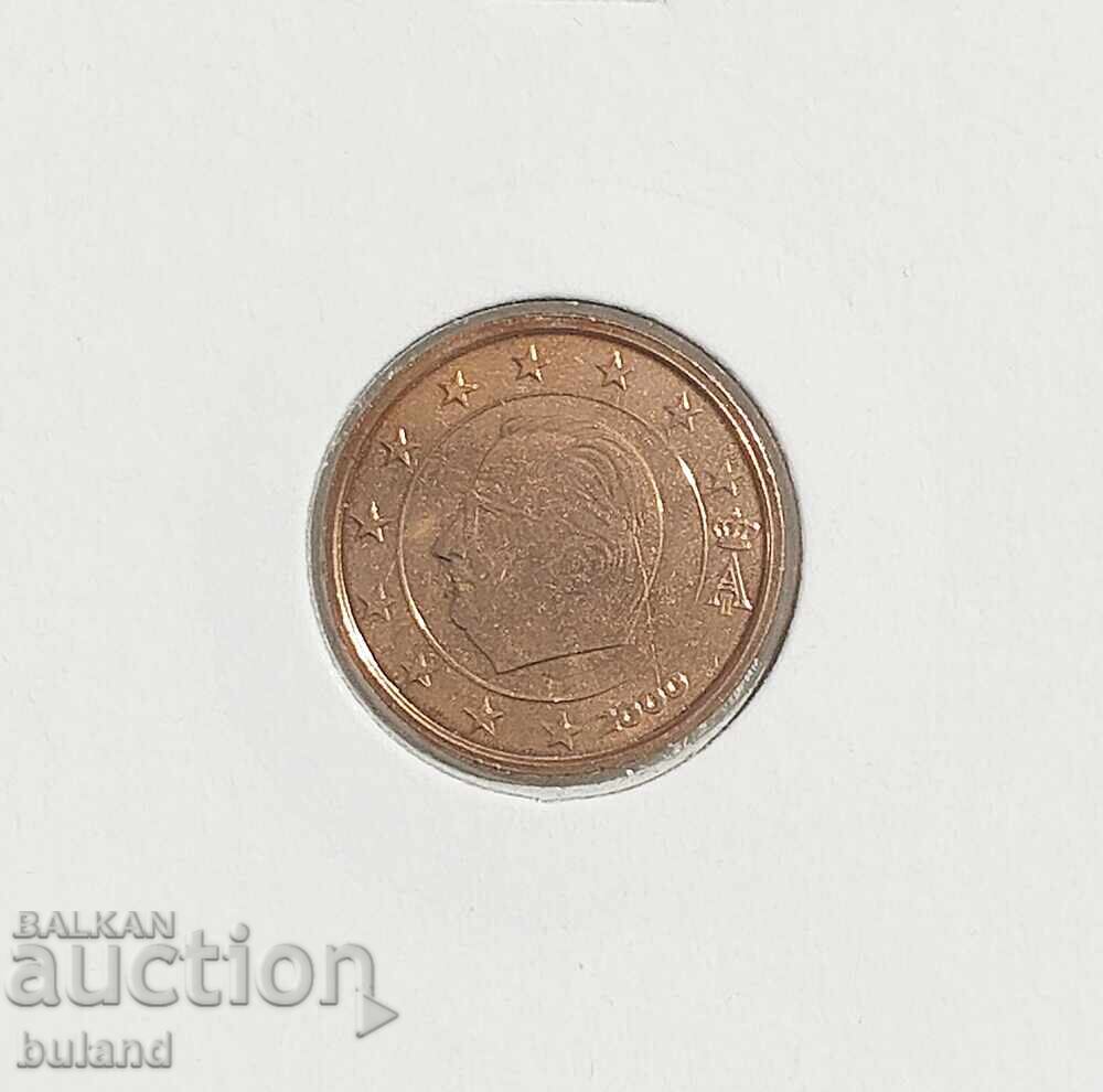 Βέλγιο UNC Ευρώ κέρμα 2 Λεπτά 2000 Euro Cent Belgium