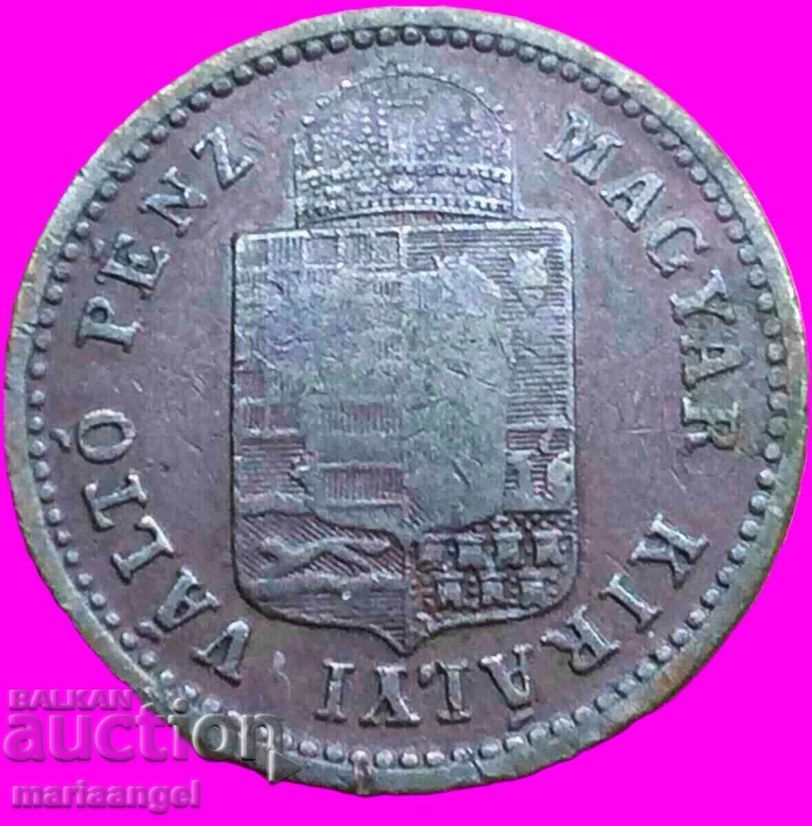 Livrarea 1 kreĭtser 1887 Austria Ungaria - destul de rar