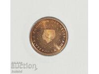 Netherlands UNC Euro Coin 5 Cents 2001 Euro Cent Holland