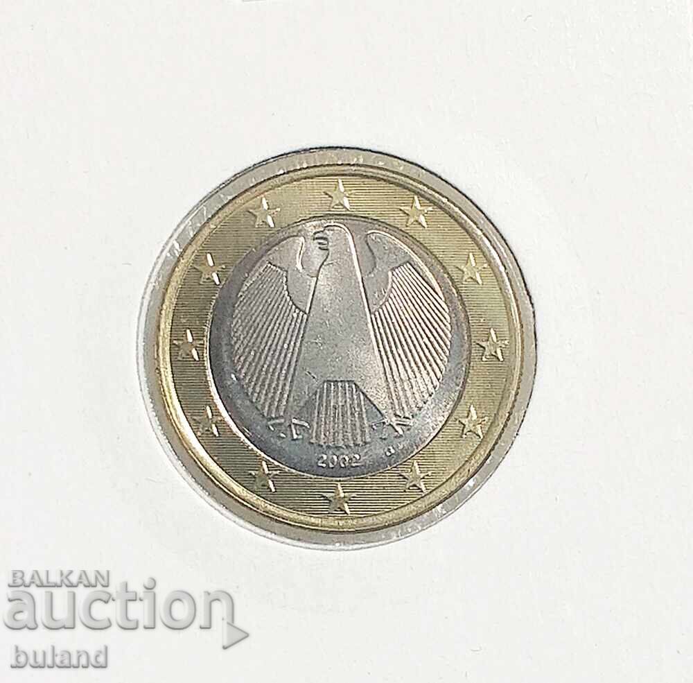 Germania UNC Monedă Euro 1 Euro 2002 G Euro Cent Germania Cent Germania UNC Monedă Euro 1 Euro 2002 G Euro Cent Germania Cent