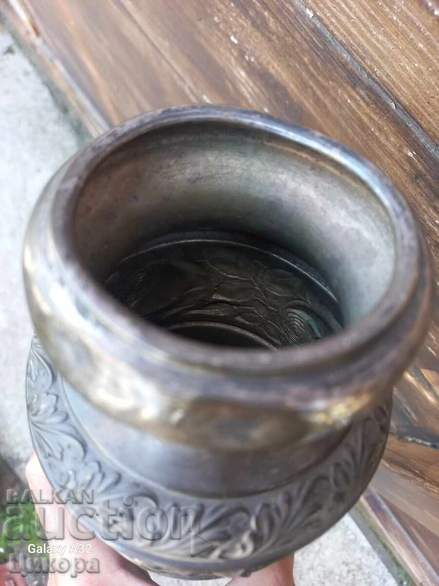 VECHE VAZĂ METALICĂ AUSTRIACĂ LENK AUSTRIA - 5