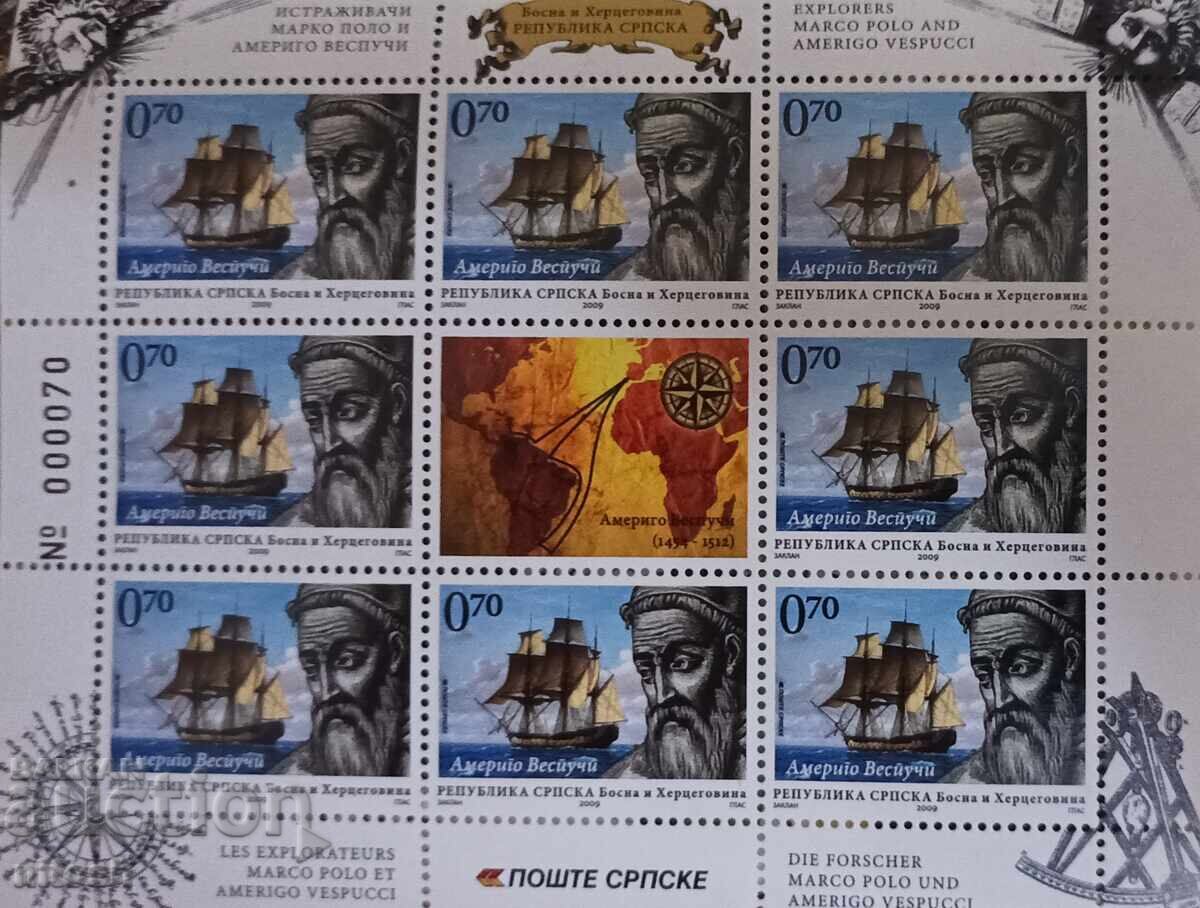 2009 Bosnia și Herțegovina, Navigatori cu preț € 10.00 | 19.56 BGN