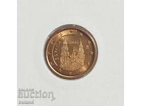 Spain UNC Euro Coin 5 Cents 2001 Euro Cent Spain