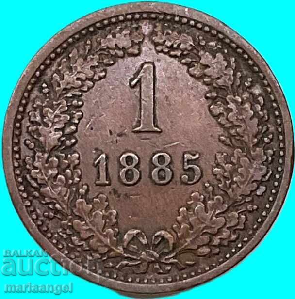 Austria 1 creițar 1885 Franz Joseph - 5