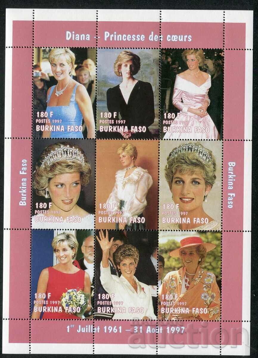 Licitație MnH - Maica Tereza / Prințesa Diana [ 2 blocuri ]