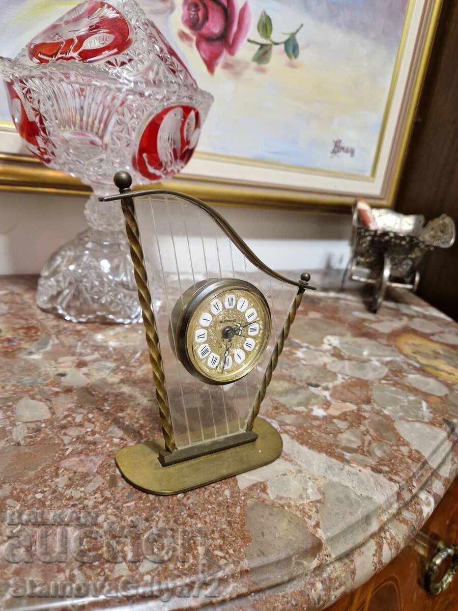 Auction  Unique antique German Blessing alarm clock