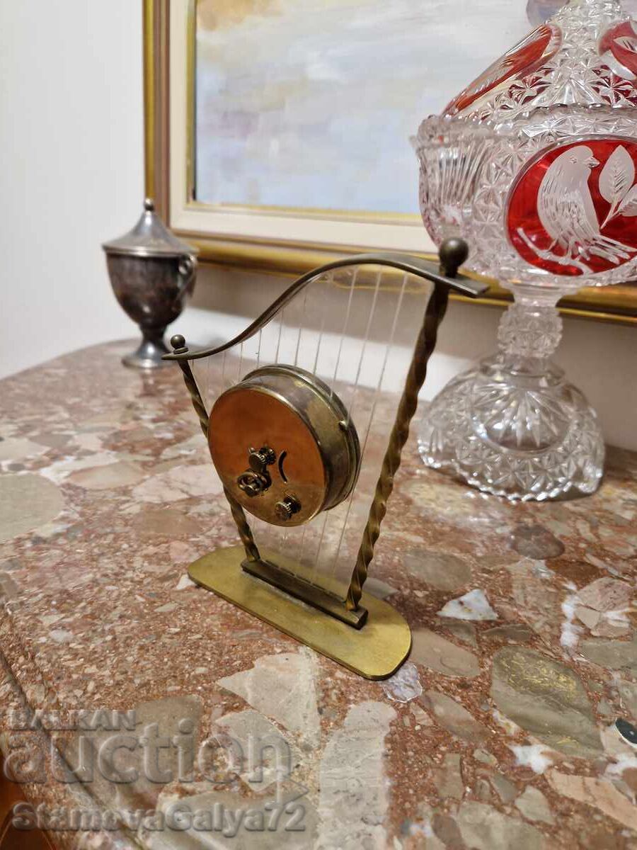 Unique antique German Blessing alarm clock - 6
