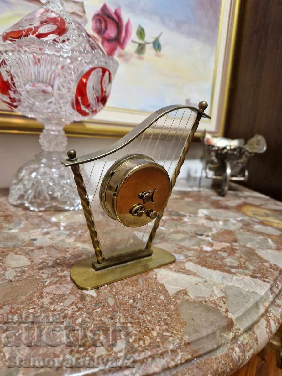 Unique antique German Blessing alarm clock - 7