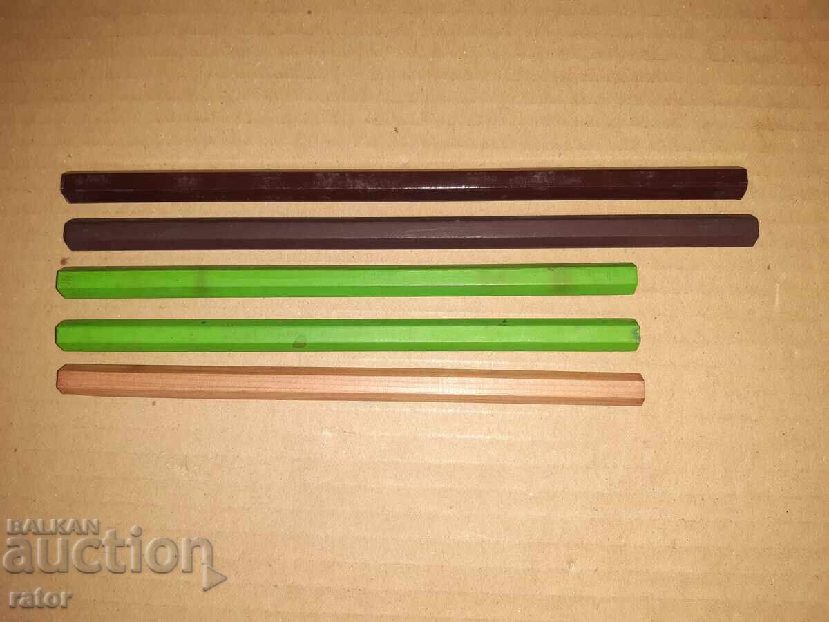Licitație Creioane vechi, 5 bucăți, nefolosite