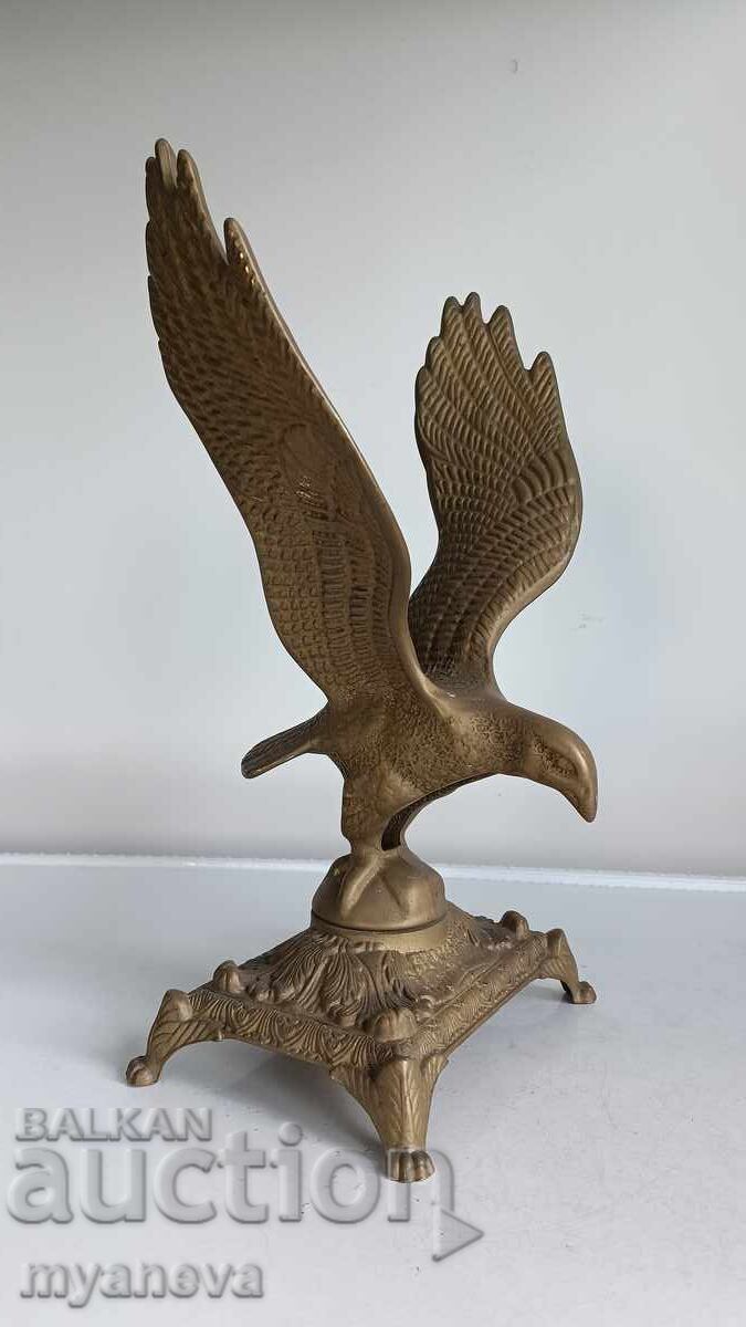 Vintage, statuetă din bronz reprezentând un vultur cu aripile desfăcute - 6 Vintage, statuetă din bronz reprezentând un vultur cu aripile desfăcute - 6