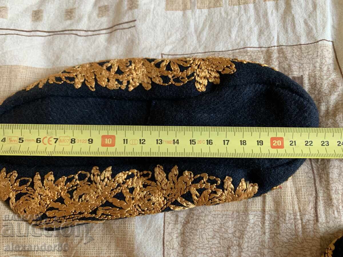 Șosete tradiționale vechi broderie găitan costum popular - 6