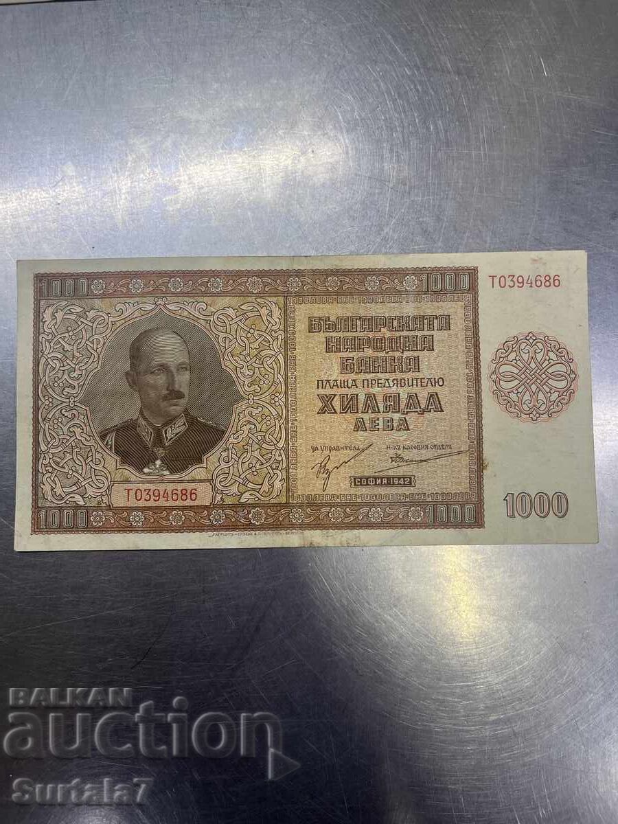 1000 лева 1942 1000 лева 1942