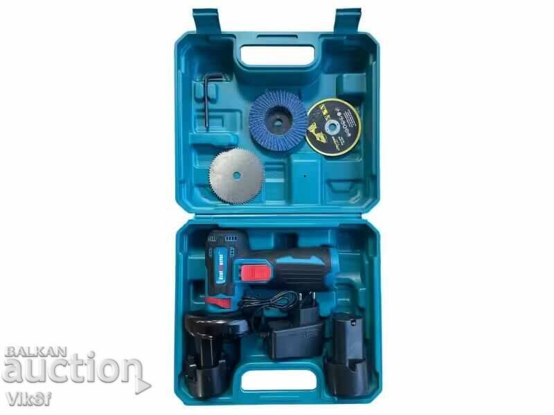 Mini polizor unghiular cu acumulator KraftMaster 24V 6AH cu 2 baterii cu preț € 33.50 | 65.52 BGN