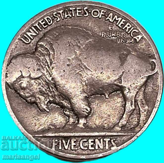 Livrarea SUA 5 cenți 1936 F Buffalo nichel