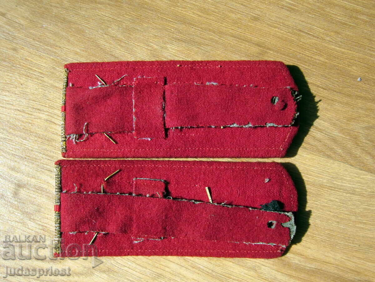 Bulgarian military bullion shoulder boards Colonel BNA early socialist period - 5