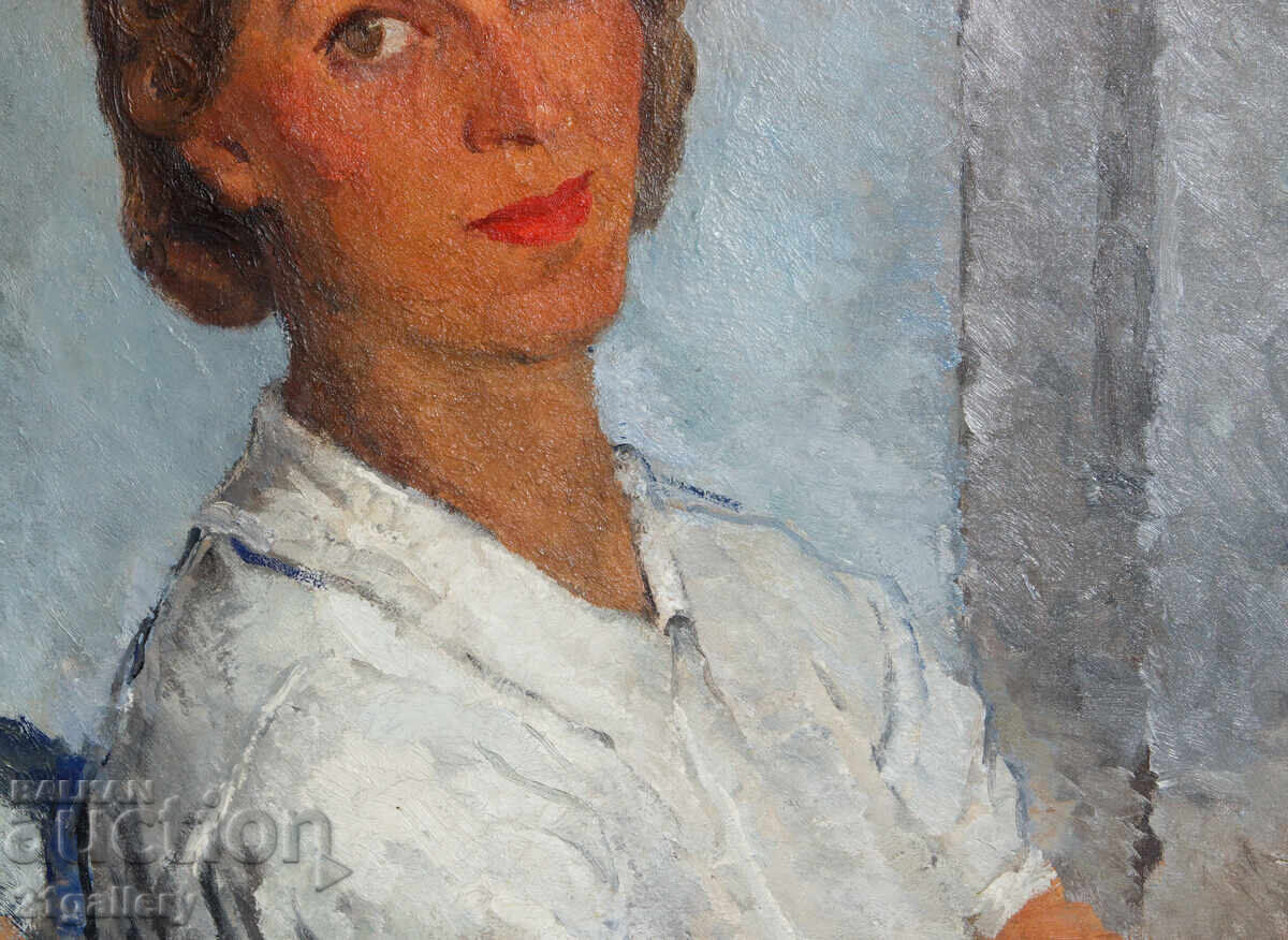 Elena Gryncharova  ( 1907 - 1987) portret 1938g. - 7