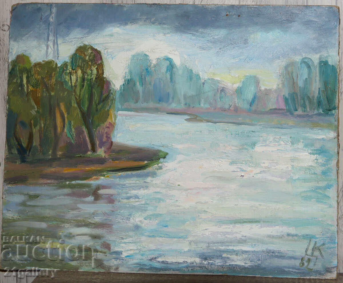 Tsvetana Kosturkova (1914 - 2011) Oil Painting Landscape with price € 400.00 | 782.33 BGN