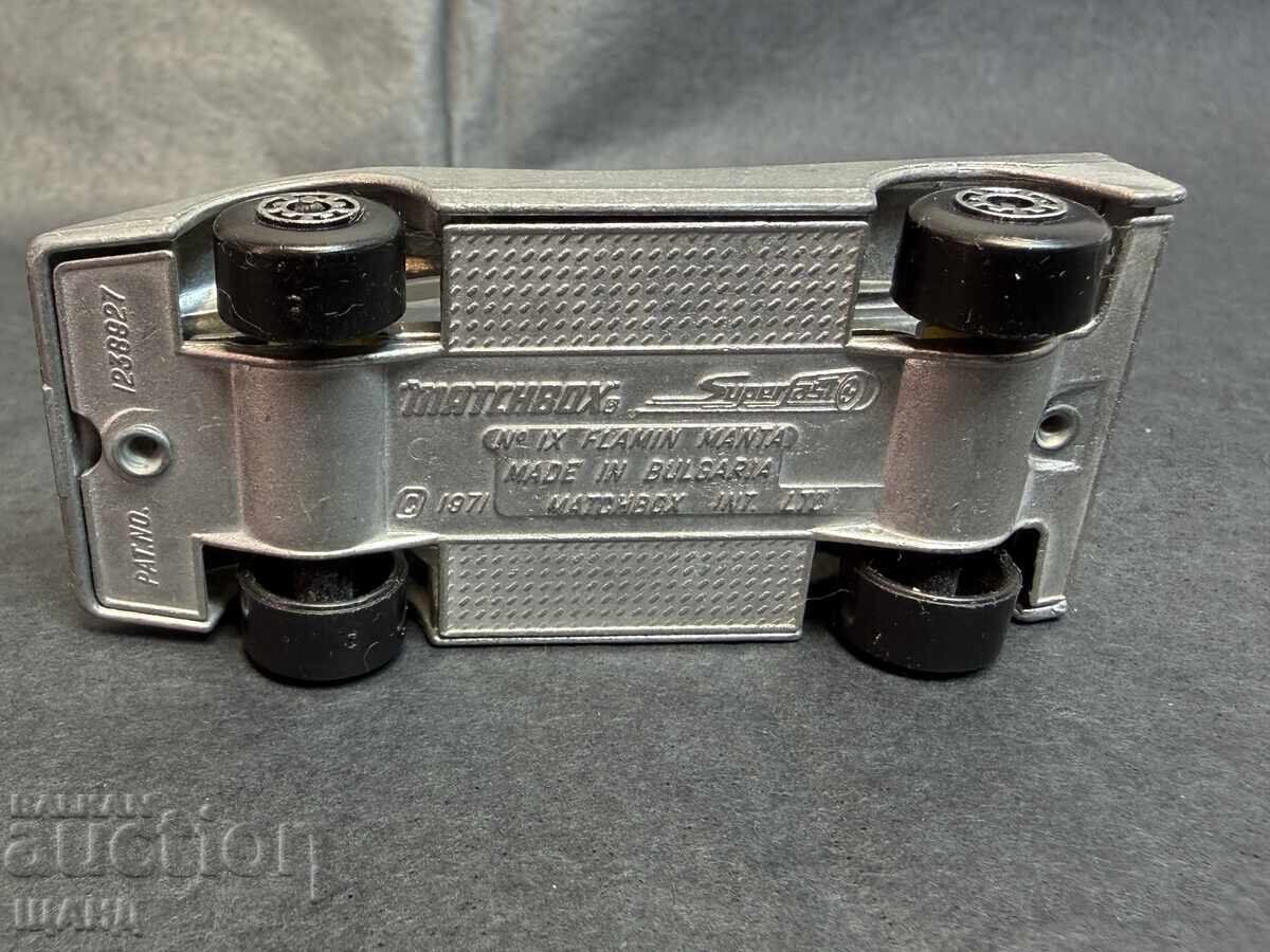Matchbox Bulgaria Matchbox Flamin Manta Silver - 5 Matchbox Bulgaria Matchbox Flamin Manta Silver - 5