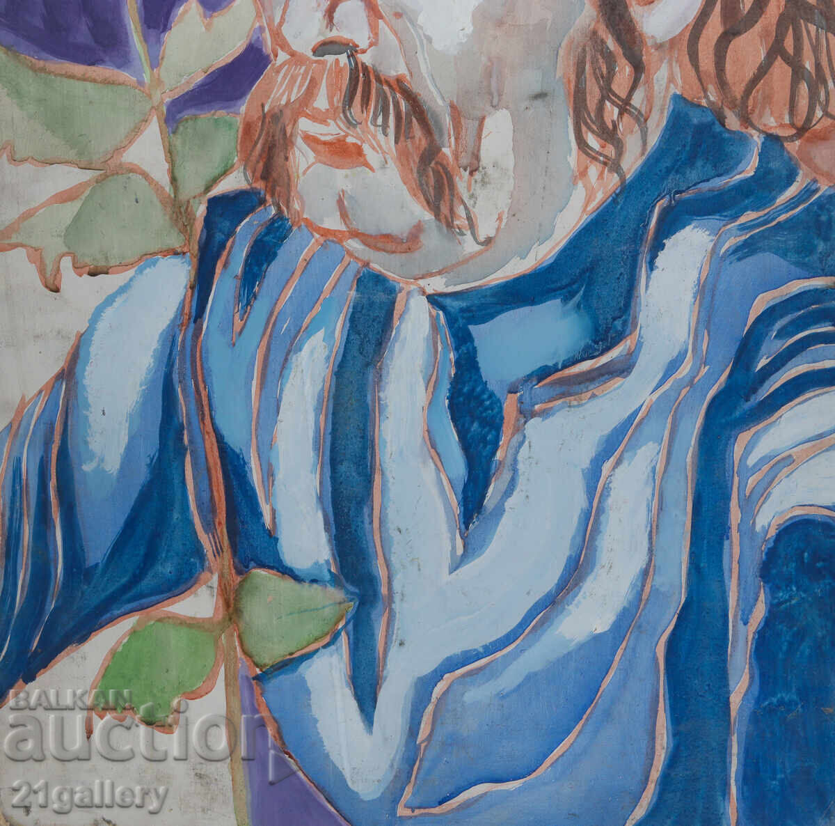 Kiril Nedyalkov (1940 – 2023) tablou portret - 5