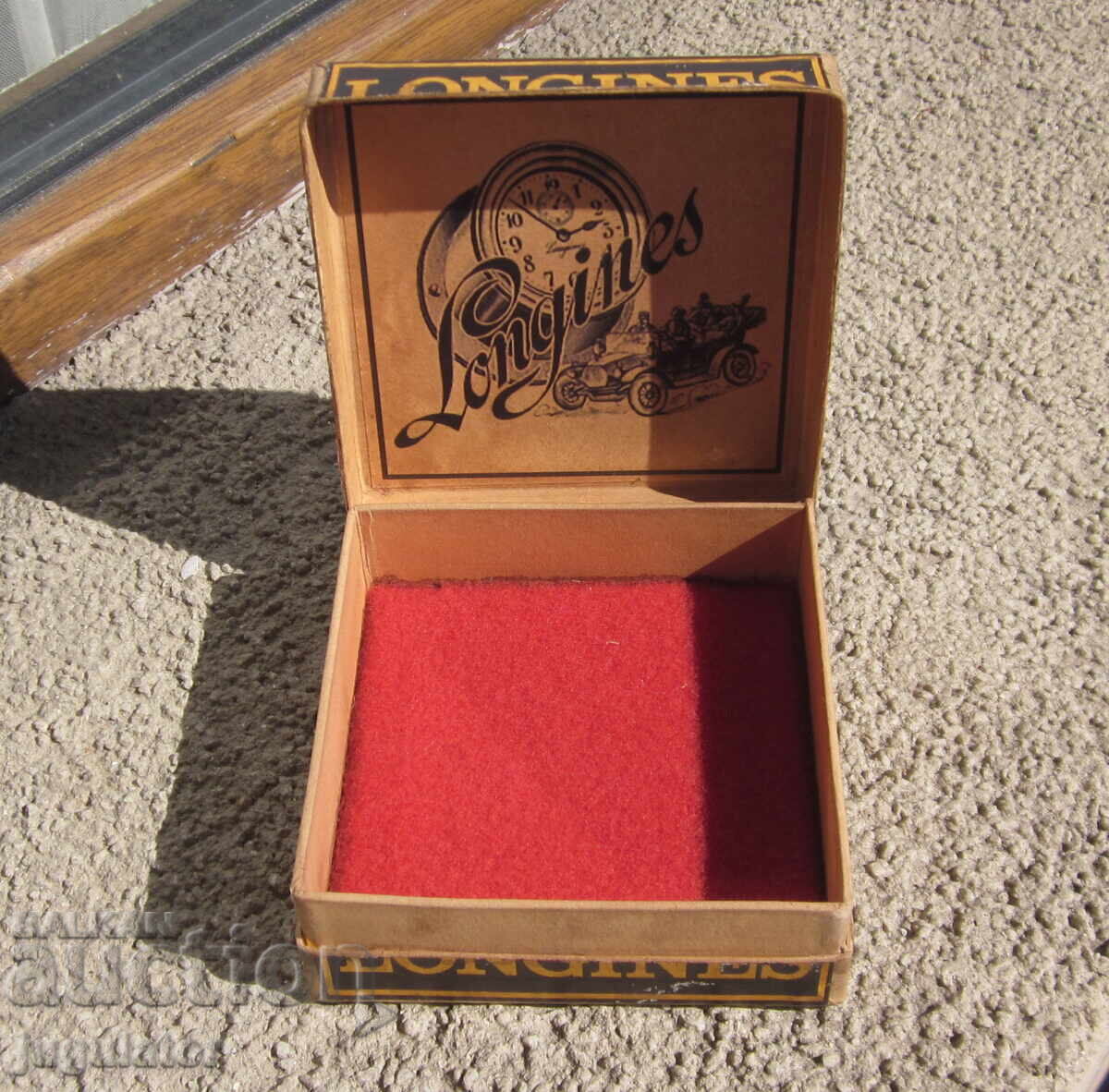 Auction Cardboard box for Longines pocket watch Auction Cardboard box for Longines pocket watch