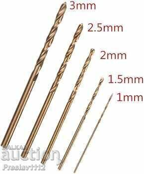 Super lot burghie HSS pentru metal BzC - 5