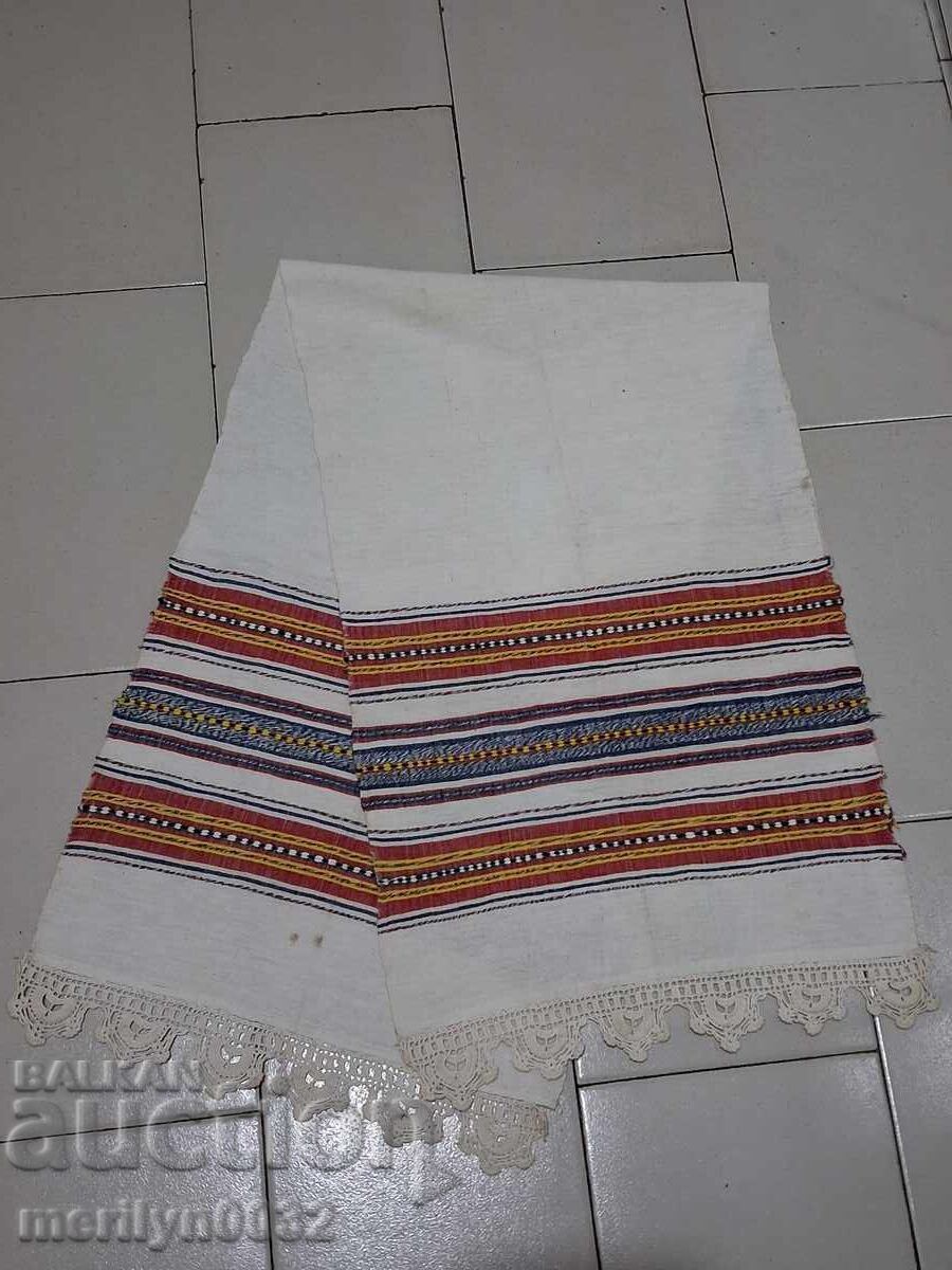 Old hand-woven towel kenar embroidery 120/36 cm