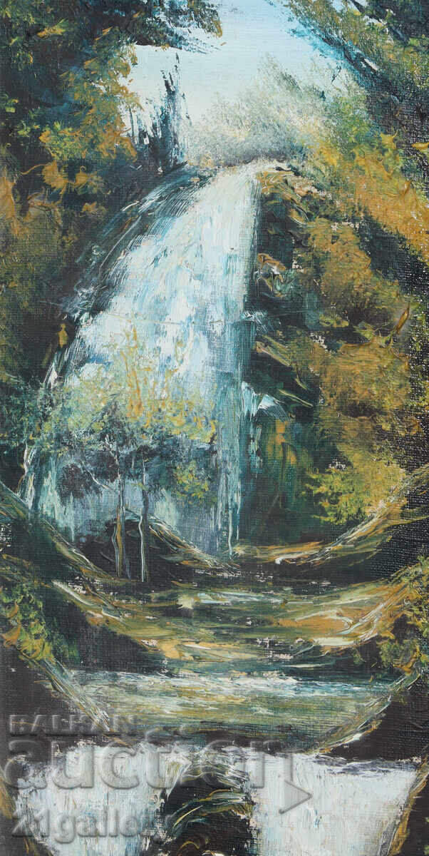 Златан Лалов картина горски пейзаж 1994 - 5