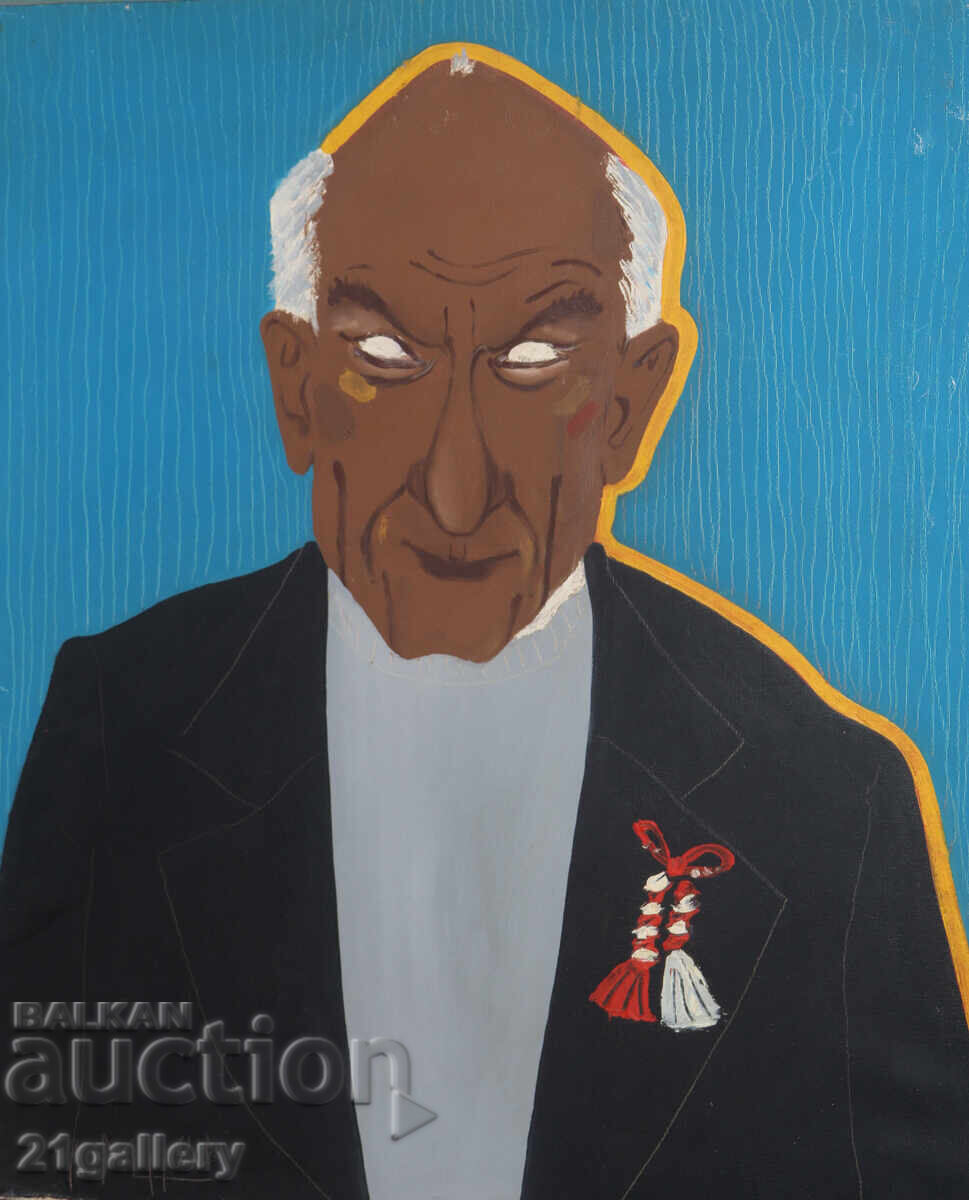 Maria Nikolova ελαιογραφία πορτρέτο 1998 με τιμή € 220.00 | 430.28 BGN