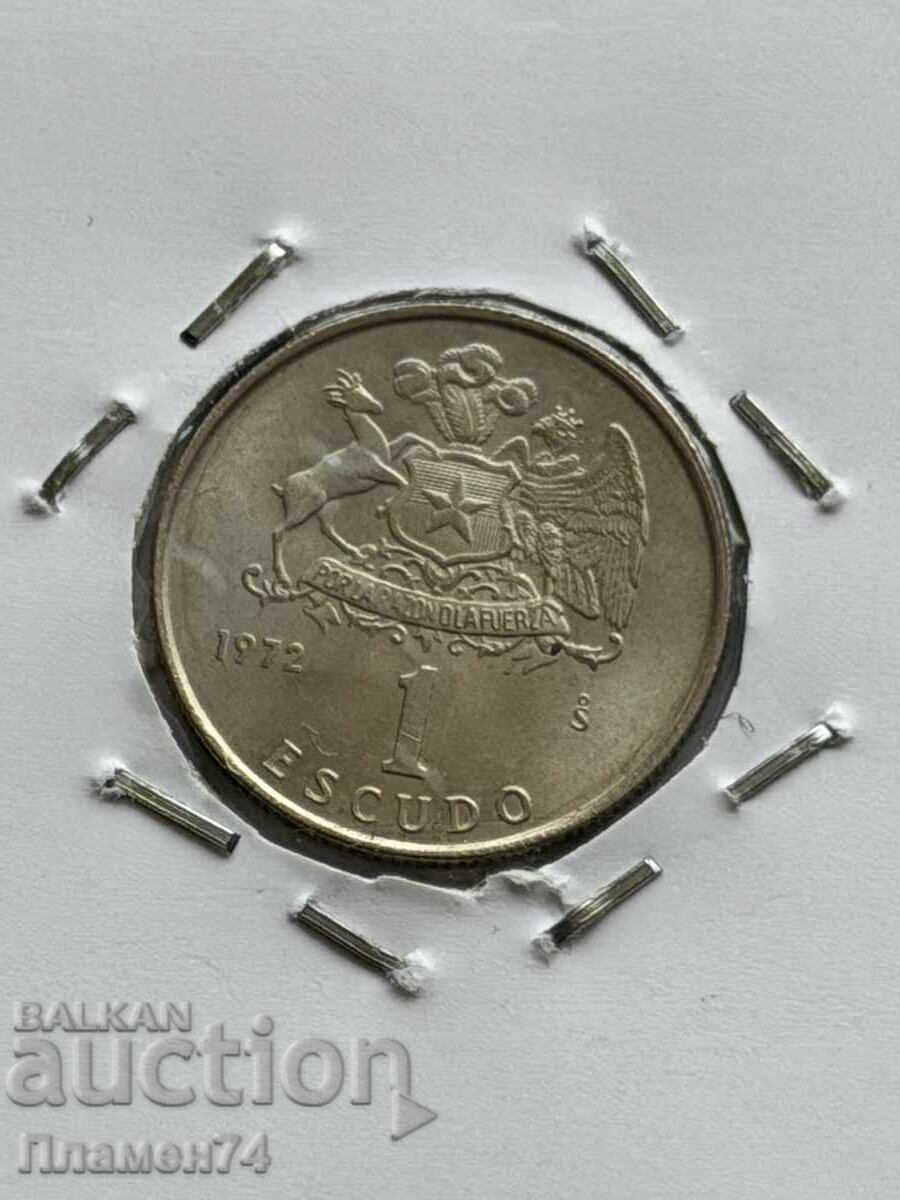 1 escudo 1972 Chile